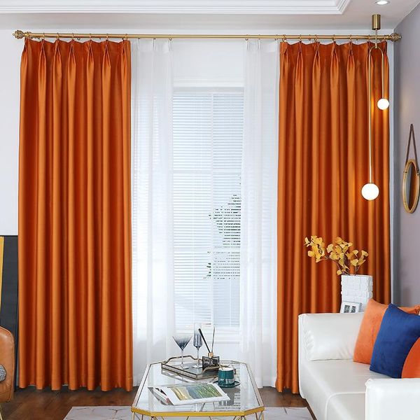 curtain & drapes orange modern blackout curtains for living room solid color thick bedroom kitchen fabric cortinas
curtain & drapes orange modern blackout curtains for living room solid color thick bedroom kitchen fabric cortinas