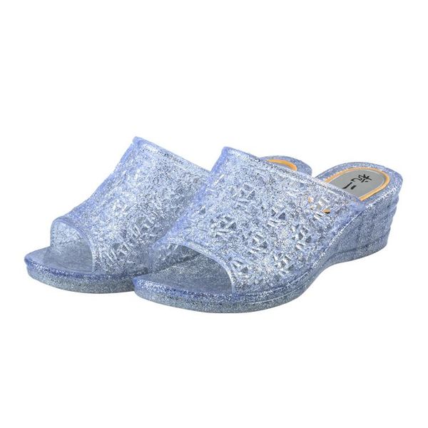 slippers 2021 crystal plastic wedge female summer slope heel wear wearable cool non-slip deodorant, Black
slippers 2021 crystal plastic wedge female summer slope heel wear wearable cool non-slip deodorant, Black