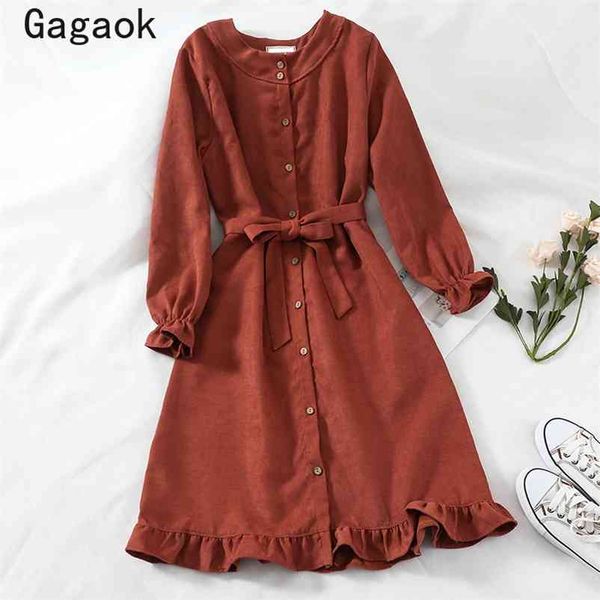 vintage women a-line dress spring autumn o-neck flare sleeve midi ruffles solid dresses chic slim wild vestidos 210531, Black;gray
vintage women a-line dress spring autumn o-neck flare sleeve midi ruffles solid dresses chic slim wild vestidos 210531, Black;gray