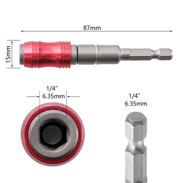 hand tools chrome vanadium steel magnetic angle extension adapter for 1/4" hex drill bit
hand tools chrome vanadium steel magnetic angle extension adapter for 1/4" hex drill bit