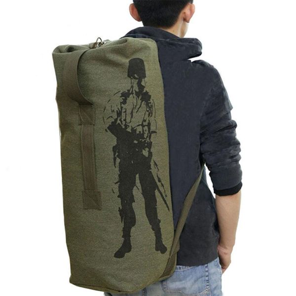 military tactical canvas backpack men male big durable army bucket bag outdoor sports duffle shoulder casual travel rucksack bags
military tactical canvas backpack men male big durable army bucket bag outdoor sports duffle shoulder casual travel rucksack bags