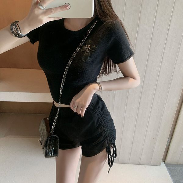 crosin cross leather label bottomed shirt women xia slim thin 100 da white short sleeve knitted t-shirt
crosin cross leather label bottomed shirt women xia slim thin 100 da white short sleeve knitted t-shirt