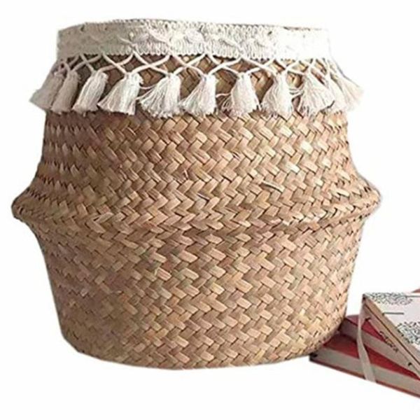 storage baskets flower basket fringed hand-woven seagrass creative household items folding beautiful straw
storage baskets flower basket fringed hand-woven seagrass creative household items folding beautiful straw