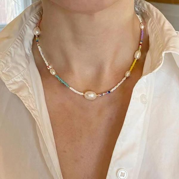 bohemian handmade jewelry natural pearl blue turquoise pendant ladies short necklace fashion accessories charm chain chokers, Golden;silver
bohemian handmade jewelry natural pearl blue turquoise pendant ladies short necklace fashion accessories charm chain chokers, Golden;silver