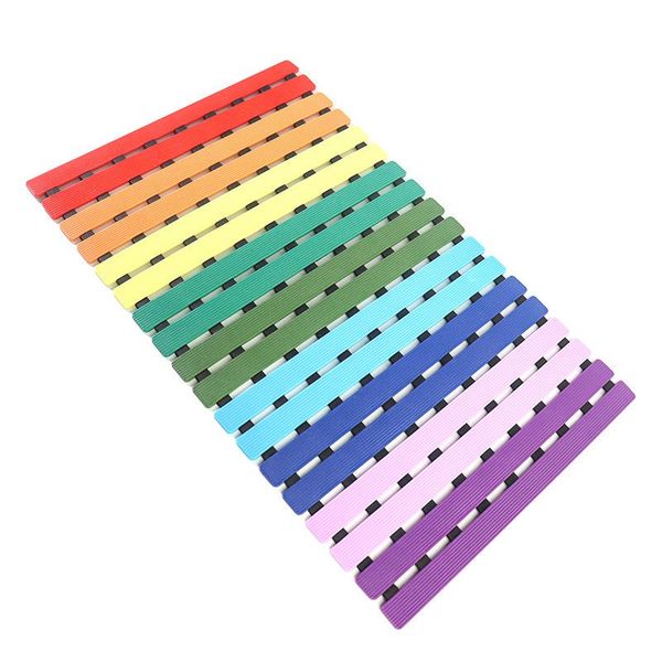 bath mats tpe pp household bathroom non-slip splicing rainbow stripes kitchen children's bedroom entrance floor stepping pad
bath mats tpe pp household bathroom non-slip splicing rainbow stripes kitchen children's bedroom entrance floor stepping pad