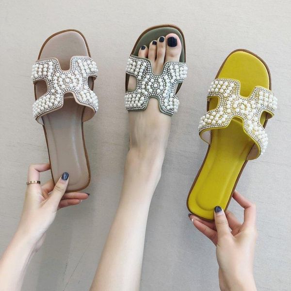 colorful diamond slippers summer 2021 single finger candy flat bottom women's sandals durable beach anti slip, Black
colorful diamond slippers summer 2021 single finger candy flat bottom women's sandals durable beach anti slip, Black