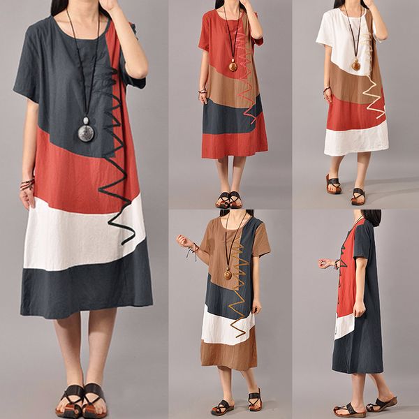 2021zanzea 2021 womens vintage color stitching maxi dress summer sleeveless tank vestidos female o neck sundress casual robe femme7, Black;gray
2021zanzea 2021 womens vintage color stitching maxi dress summer sleeveless tank vestidos female o neck sundress casual robe femme7, Black;gray