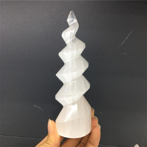 decorative objects & figurines natural selenite lamp carved pyramid tower healing crystal wand stone wicca decor point white gift
decorative objects & figurines natural selenite lamp carved pyramid tower healing crystal wand stone wicca decor point white gift