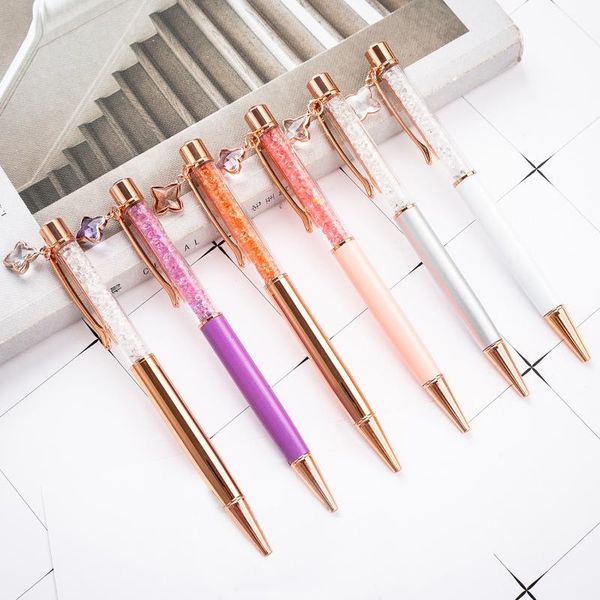 fashion creative four-leaf clover crystal ball pen press signature gift stationery school office business metal 1.0mm ballpoint pens, Blue;orange
fashion creative four-leaf clover crystal ball pen press signature gift stationery school office business metal 1.0mm ballpoint pens, Blue;orange