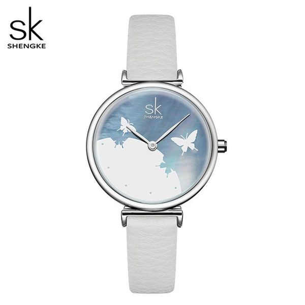 wristwatches women fashion quartz watch shengke lady blue leather watchband casual waterproof wristwatch gift for wife original, Slivery;brown
wristwatches women fashion quartz watch shengke lady blue leather watchband casual waterproof wristwatch gift for wife original, Slivery;brown
