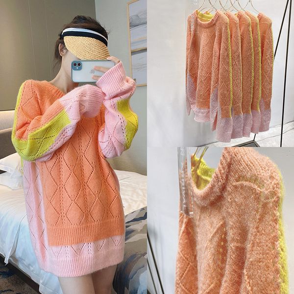 lazy korean version sweet aging eign style fried street wool pullover sweater loose for women, White
lazy korean version sweet aging eign style fried street wool pullover sweater loose for women, White