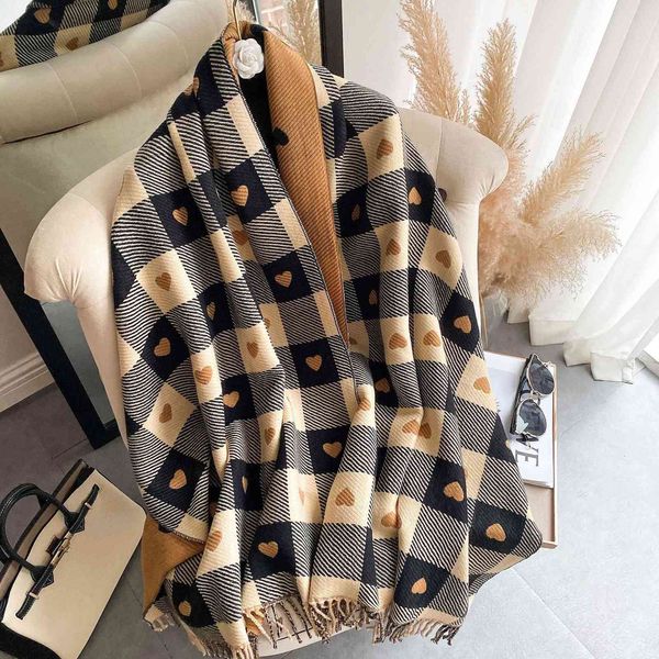 love decoration imitation cashmere versatile plaid scarf women thickened tassel warm air conditioning shawl bib live broadcast, Blue;gray
love decoration imitation cashmere versatile plaid scarf women thickened tassel warm air conditioning shawl bib live broadcast, Blue;gray