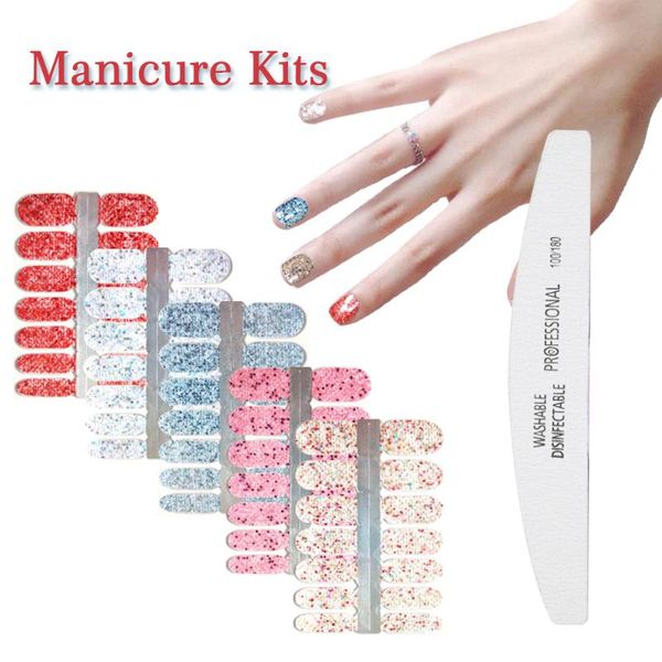 nail files stickers glitter pink full coverage colorful file set diy manicure tools decorative finger decals
nail files stickers glitter pink full coverage colorful file set diy manicure tools decorative finger decals