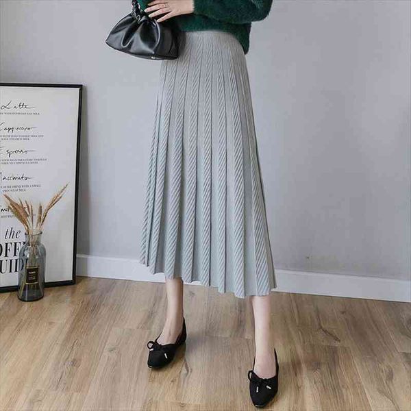 thick warm pleated autumn women skirt winter elastic high waist knitted sweater long a line midi black
thick warm pleated autumn women skirt winter elastic high waist knitted sweater long a line midi black