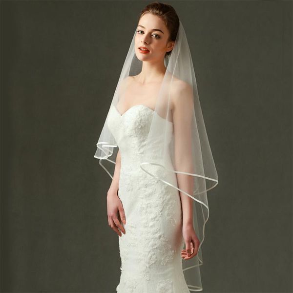 bridal veils exquisite wedding veil ribbon edge headwear for bachelorette party decoration supplies beige be, Black
bridal veils exquisite wedding veil ribbon edge headwear for bachelorette party decoration supplies beige be, Black