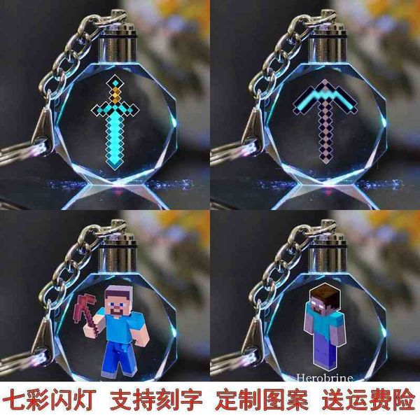 my world keychain can be luminous blind box model around genuine toy character pendant doll crystal handmade
my world keychain can be luminous blind box model around genuine toy character pendant doll crystal handmade