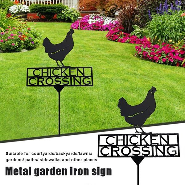 novelty items metal chicken yard sign decor with letters crossing hollow animal silhouette art for garden decoration outdoor
novelty items metal chicken yard sign decor with letters crossing hollow animal silhouette art for garden decoration outdoor