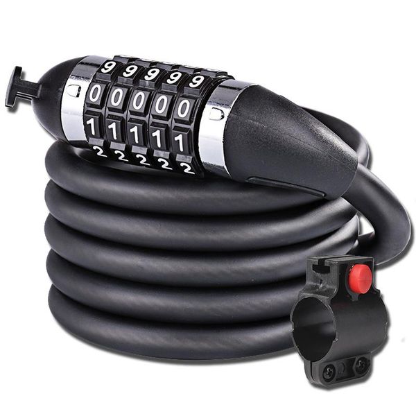 bike locks bicycle anti-theft 5-digit code lock anti-smashing cable high security mountain safety cycling riding accessories
bike locks bicycle anti-theft 5-digit code lock anti-smashing cable high security mountain safety cycling riding accessories