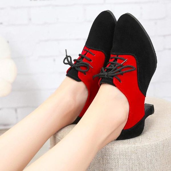 dress shoes women's patchwork soft sole heels latin dance indoor anti-slip single ladies low heel scarpe donna tacco pelo #3, Black
dress shoes women's patchwork soft sole heels latin dance indoor anti-slip single ladies low heel scarpe donna tacco pelo #3, Black