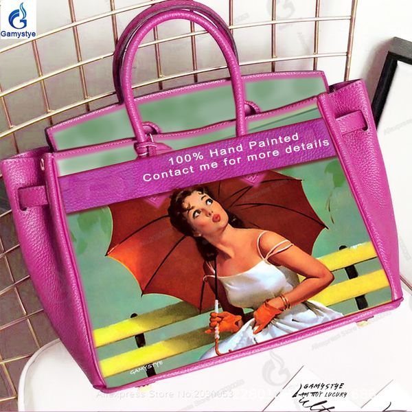 art paint pin-up girls vintage luxury handbags women bags designer 2021 new large capacity vintage lady shoulder&crossbody bags
art paint pin-up girls vintage luxury handbags women bags designer 2021 new large capacity vintage lady shoulder&crossbody bags
