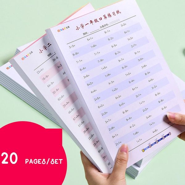 notepads addition and subtraction multiplication division copybook learning math exercise book for grade 1-4 of primary school child, Purple;pink
notepads addition and subtraction multiplication division copybook learning math exercise book for grade 1-4 of primary school child, Purple;pink