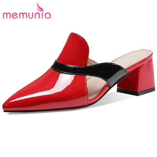 dress shoes memunia 2021 arrive red patent leather party wedding ladies summer mules pointed toe fashion women pumps big size 43, Black
dress shoes memunia 2021 arrive red patent leather party wedding ladies summer mules pointed toe fashion women pumps big size 43, Black