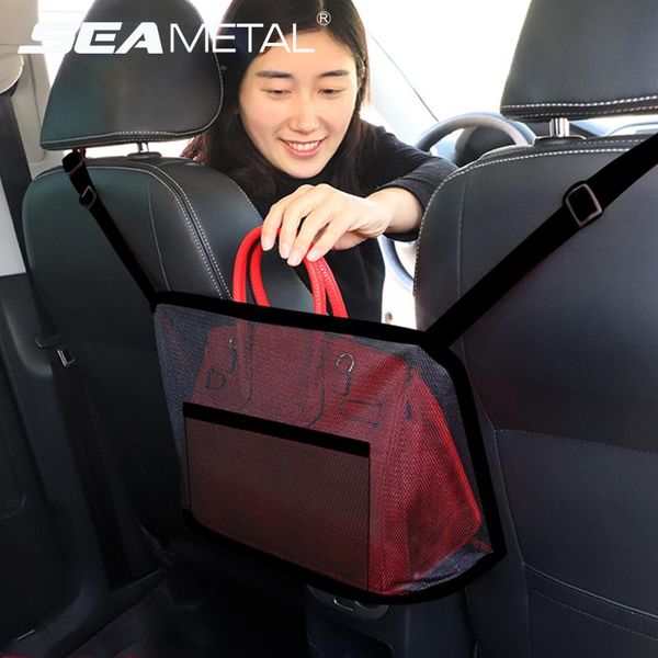 car seat back middle storage bag interior auto polyester organizer box universal mesh hanging pocket net travel accessori
car seat back middle storage bag interior auto polyester organizer box universal mesh hanging pocket net travel accessori