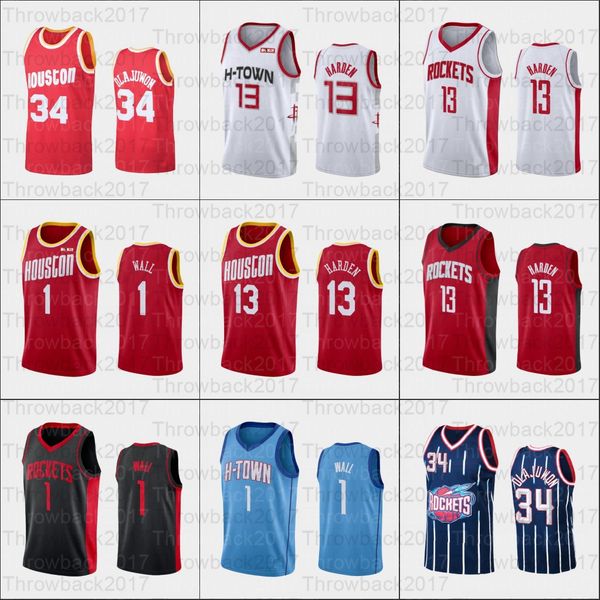 2021 basketball jersey john 1 wall james 13 harden hakeem 34 olajuwon mesh retro men women youth white blue black, Black;red
2021 basketball jersey john 1 wall james 13 harden hakeem 34 olajuwon mesh retro men women youth white blue black, Black;red