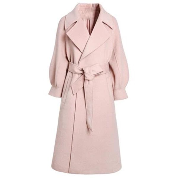 women's wool & blends autumn and winter long loose lantern sleeve woolen coat thick fashion solid color al279, Black
women's wool & blends autumn and winter long loose lantern sleeve woolen coat thick fashion solid color al279, Black