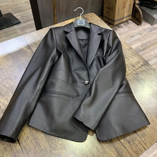 women's fur & faux genuine leather coat skeepskin jacket female natural sheepskin jackets women slim fashion autumn outwear coats, Black
women's fur & faux genuine leather coat skeepskin jacket female natural sheepskin jackets women slim fashion autumn outwear coats, Black