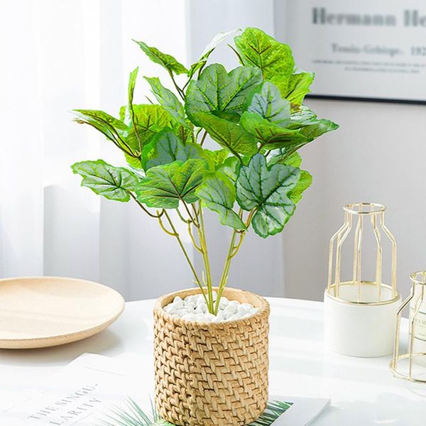 decorative flowers & wreaths 5 heads heuchera micrantha leaf artificial plants for home wedding garden christmas office balcony decoration f
decorative flowers & wreaths 5 heads heuchera micrantha leaf artificial plants for home wedding garden christmas office balcony decoration f