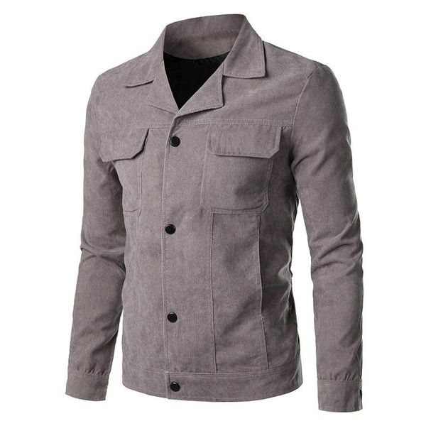 men's jackets 2021 autumn and winter casual jacket fashion solid color lapel coats slim fit male coat clothing, Black;brown
men's jackets 2021 autumn and winter casual jacket fashion solid color lapel coats slim fit male coat clothing, Black;brown