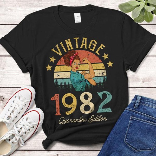 women's t-shirt vintage 1982 quarantine edition 39 years old 39th birthday gift idea women girls mom wife daughter funny retro tshirt, White
women's t-shirt vintage 1982 quarantine edition 39 years old 39th birthday gift idea women girls mom wife daughter funny retro tshirt, White