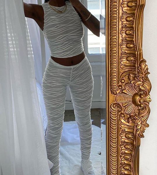 white fashion cute sleeveless women tracksuits tank high wasit pencil pants two piece sets o neck vests slim, Gray
white fashion cute sleeveless women tracksuits tank high wasit pencil pants two piece sets o neck vests slim, Gray
