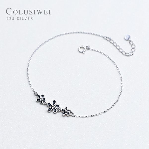 colusiwei black flower chain anklets women real sterling silver 925 fashion leg jewelry bracelet for foot 2020 summer, Red;blue
colusiwei black flower chain anklets women real sterling silver 925 fashion leg jewelry bracelet for foot 2020 summer, Red;blue