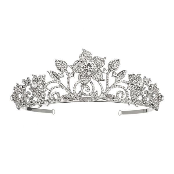 luxury handmade rhinestone bridal crown tiaras silver crystal diadem tiaras for bride headbands wedding hair accessories jci084, White;golden
luxury handmade rhinestone bridal crown tiaras silver crystal diadem tiaras for bride headbands wedding hair accessories jci084, White;golden