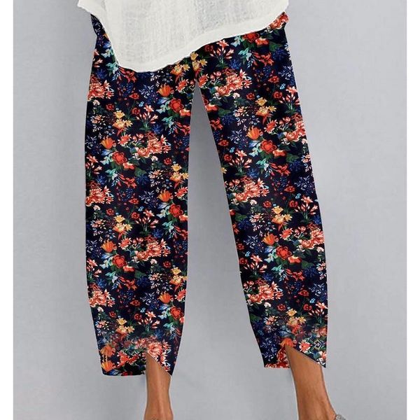 women's pants & capris womens lightweight summer casual soft linen irregular hem floral printing elastic waist two pockets plus size tr, Black;white
women's pants & capris womens lightweight summer casual soft linen irregular hem floral printing elastic waist two pockets plus size tr, Black;white