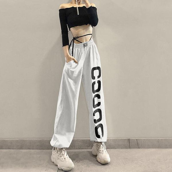 women's leggings women autumn sweatpants, letters print strappy high-waist casual pants with pockets for girls, white/rose red, Black
women's leggings women autumn sweatpants, letters print strappy high-waist casual pants with pockets for girls, white/rose red, Black