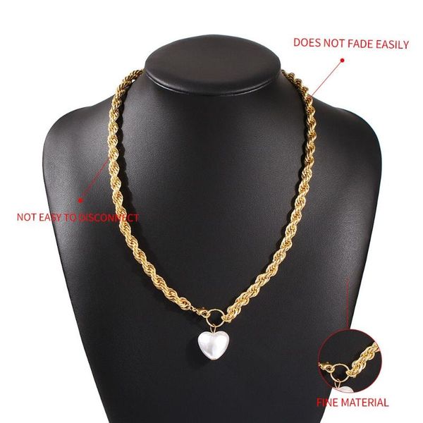 pendant necklaces vintage simple imitation pearl chain necklace woman fashion clavicl rope female jewelry accessories anniversa, Silver
pendant necklaces vintage simple imitation pearl chain necklace woman fashion clavicl rope female jewelry accessories anniversa, Silver