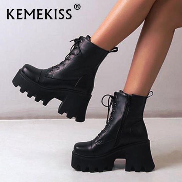 boots kemekiss size 34-43 women ankle shoes thick bottom platform cool punk style fashion autumn winter ladies footwear, Black
boots kemekiss size 34-43 women ankle shoes thick bottom platform cool punk style fashion autumn winter ladies footwear, Black