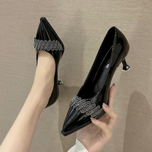sandals women high heels shoes pointed toe shallow pu sequined stiletto heel crystas trend 2021 spring autumn wedding pumps, Black
sandals women high heels shoes pointed toe shallow pu sequined stiletto heel crystas trend 2021 spring autumn wedding pumps, Black