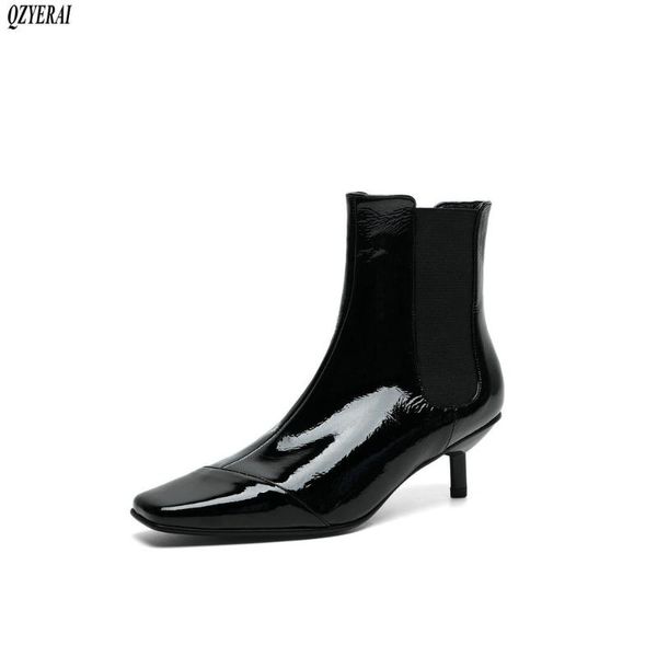 boots 2021 autumn/winter genuine leather women's fashion european brands handmade high-end short, Black
boots 2021 autumn/winter genuine leather women's fashion european brands handmade high-end short, Black