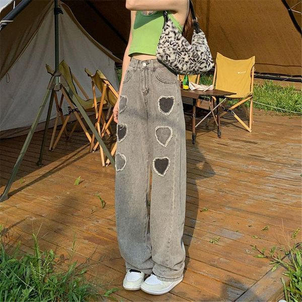 women's jeans casual heart girls summer pants fashion trousers harajuku high street denim bagge cool autumn korean boyfriend loose, Blue
women's jeans casual heart girls summer pants fashion trousers harajuku high street denim bagge cool autumn korean boyfriend loose, Blue
