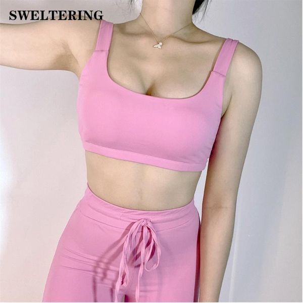 sports vest women deep u-back push-up yoga bra gym workout running crop tank halter solid color fitness outfit
sports vest women deep u-back push-up yoga bra gym workout running crop tank halter solid color fitness outfit