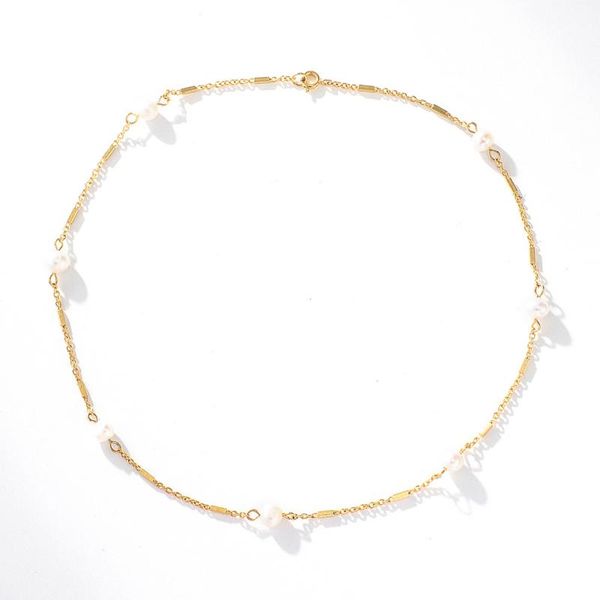 chokers gojomem elegant gold-plated natural freshwater pearl clavicle chain choker for women 2021 gift fashion jewelry necklace, Golden;silver
chokers gojomem elegant gold-plated natural freshwater pearl clavicle chain choker for women 2021 gift fashion jewelry necklace, Golden;silver