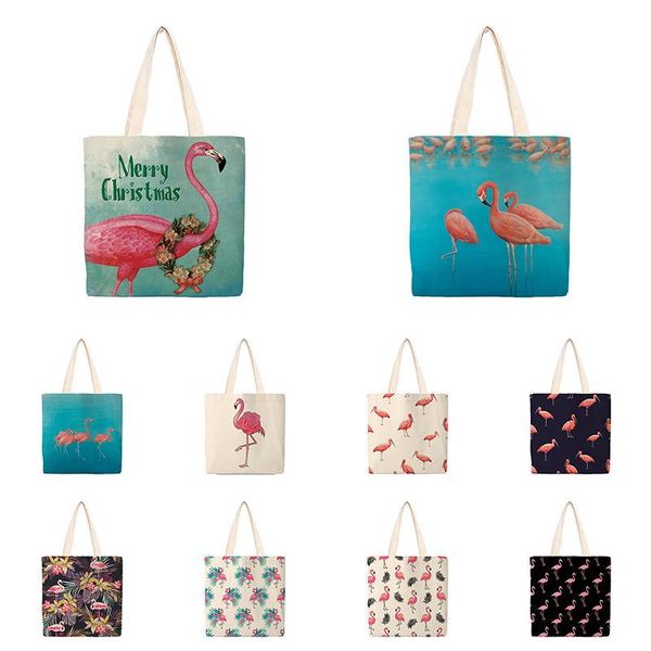 storage bags folding shopping bag flamingo print lady shoulder female leisure handbag outdoor beach
storage bags folding shopping bag flamingo print lady shoulder female leisure handbag outdoor beach