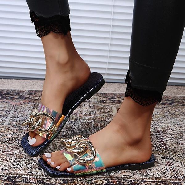 sandals summer flat bottom fashion women's slippers large sizewomen wearing outside on the beach designer shoes, Black
sandals summer flat bottom fashion women's slippers large sizewomen wearing outside on the beach designer shoes, Black