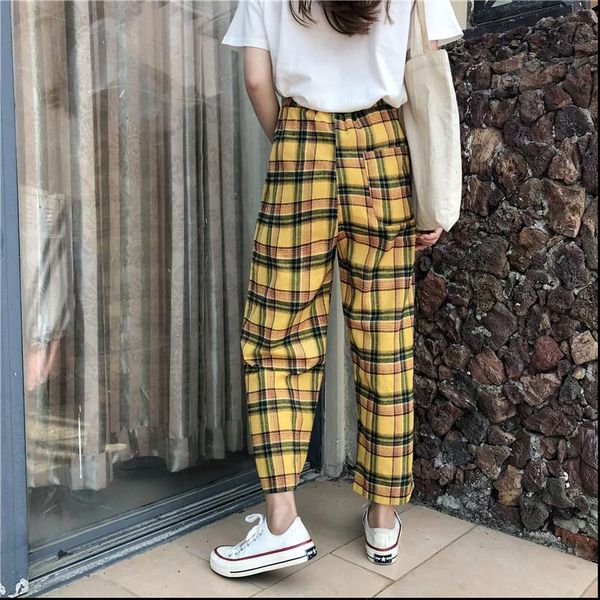 vintage paid trousers harajuku women pants elastics high waist summer causal drawstring straight, Black;white
vintage paid trousers harajuku women pants elastics high waist summer causal drawstring straight, Black;white