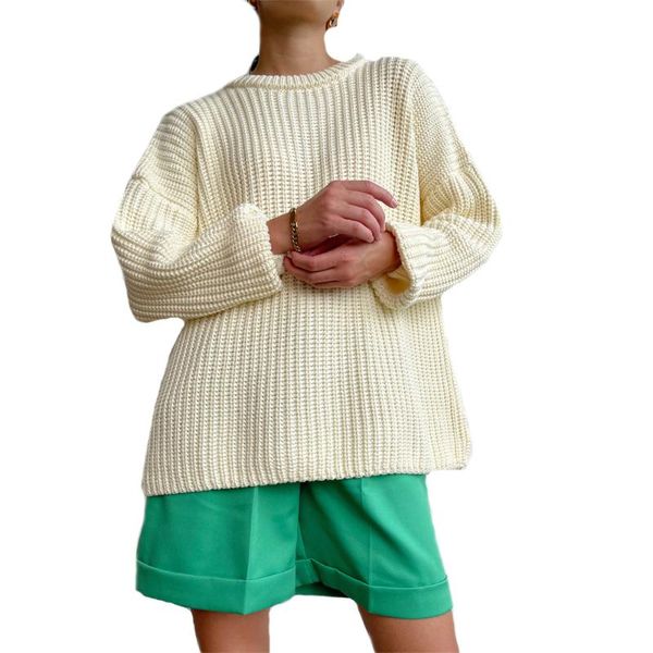 women's sweaters women autumn sweater, solid color round collar long-sleeves knitted loose pullover for girls, 6 colors, White;black
women's sweaters women autumn sweater, solid color round collar long-sleeves knitted loose pullover for girls, 6 colors, White;black