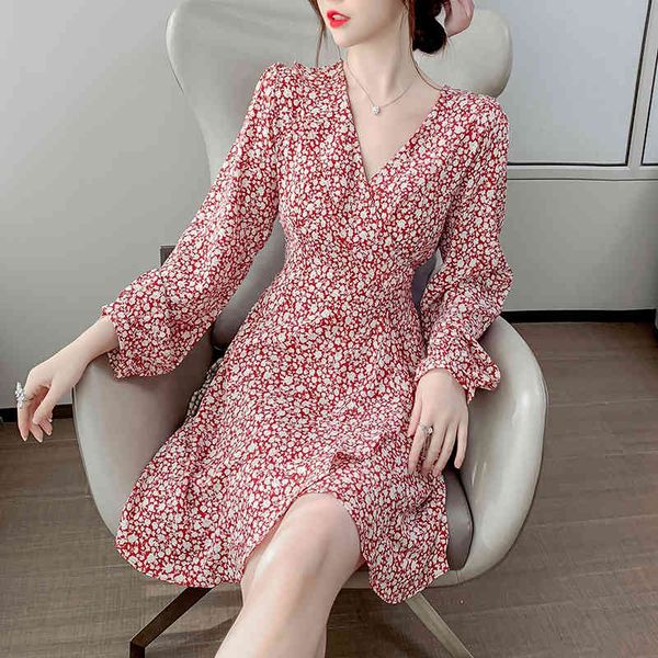 leisure fall new fashion v-neck floral skirt long-sleeved chiffon dress super fairy sen department temperament 210412, Black;gray
leisure fall new fashion v-neck floral skirt long-sleeved chiffon dress super fairy sen department temperament 210412, Black;gray